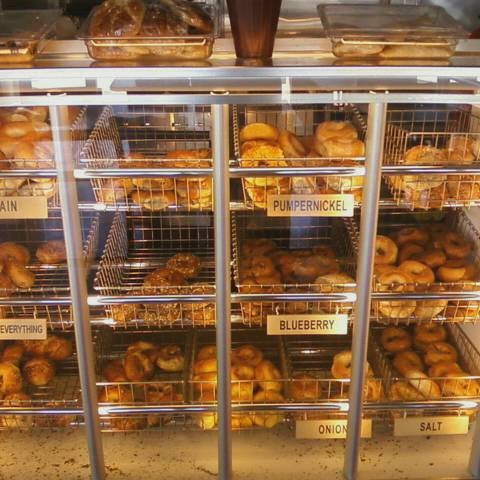 Photo taken at Makeb&#39;s Bagels by Makeb&#39;s Bagels on 5/20/2015
