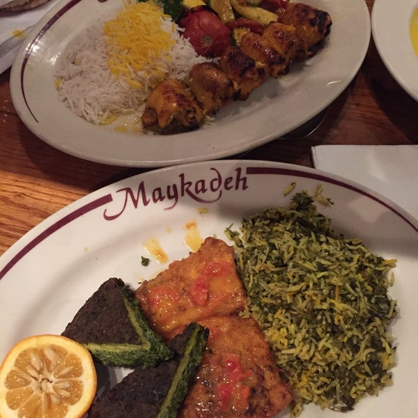 Photo taken at Maykadeh Persian Cuisine by Amir A. on 3/21/2015