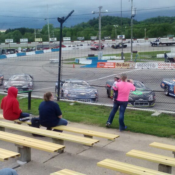 Photo taken at LaCrosse Fairgrounds Speedway by D&#39;Arcy E. on 6/2/2013