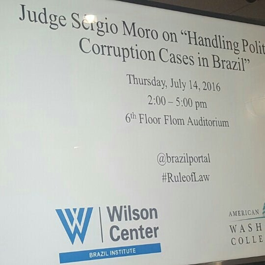 Das Foto wurde bei The Wilson Center von Francisco F. am 7/14/2016 aufgenommen