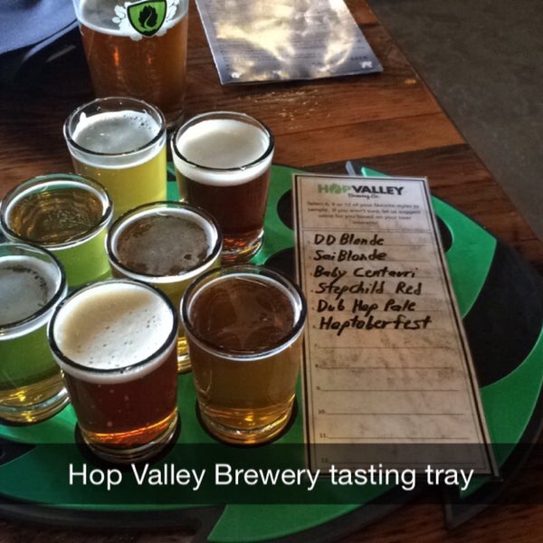 Photo taken at Hop Valley Brewing Co. by Kevin S. on 9/14/2015
