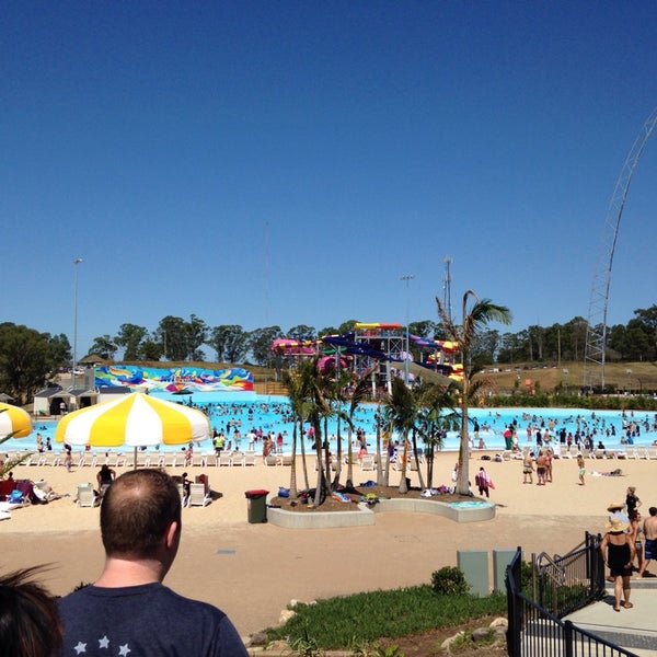 Photo taken at Raging Waters Sydney by Douglas P. on 2/2/2014