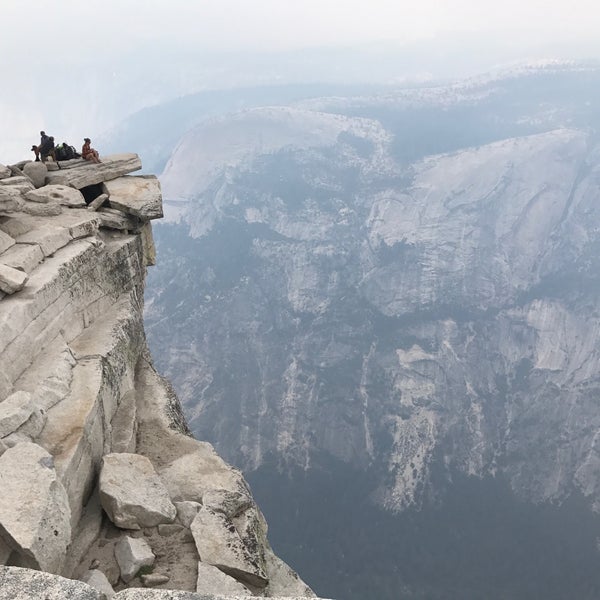 A webcam view of half Dome
