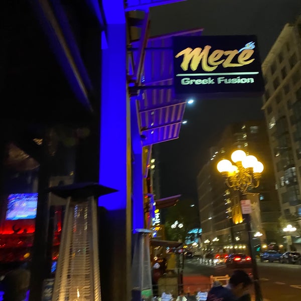 Photo taken at Meze Greek Fusion by Roger M. on 3/8/2020