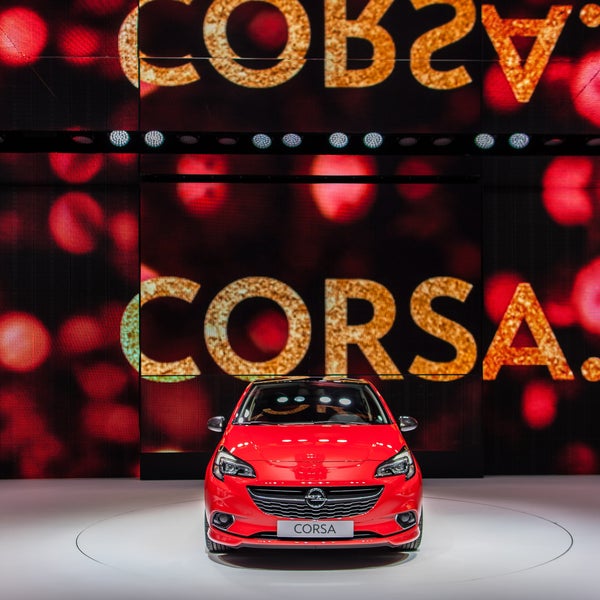 Make sure you don't miss the world premiere of the new Corsa! Pavillon 5, booth 501, second floor. #CorsaTime