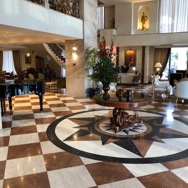 Photo taken at Mediterranean Palace Hotel by Tassos A. on 11/1/2018