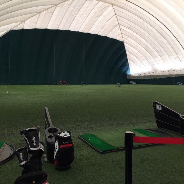 Photo taken at Golf Dome by Stephen L. on 5/17/2015