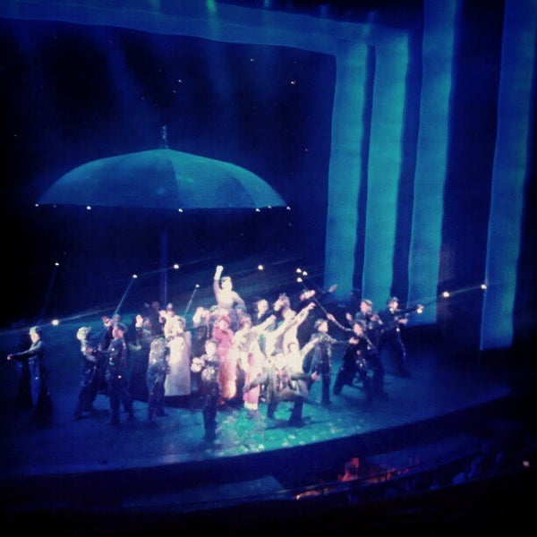 Photo taken at Disney&#39;s MARY POPPINS at the New Amsterdam Theatre by Danton T. on 1/17/2013