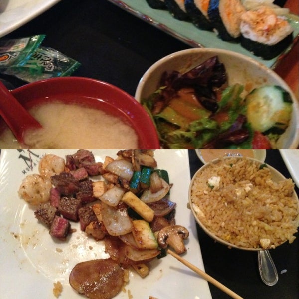 1/8/2013 tarihinde Cynthia N.ziyaretçi tarafından Musashi&#39;s Japanese Steakhouse'de çekilen fotoğraf