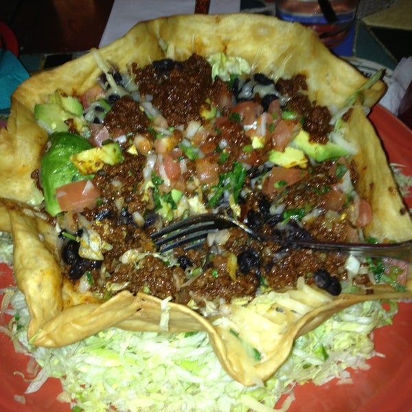 Taco salad is not on the menu, but ask for it! Ryan at the bar will hook you up. So much advocado!