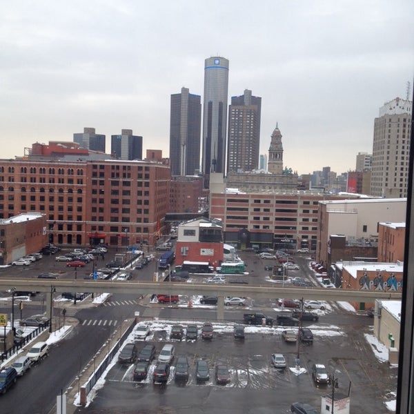 1/17/2014 tarihinde Neil M.ziyaretçi tarafından Hilton Garden Inn Detroit Downtown'de çekilen fotoğraf