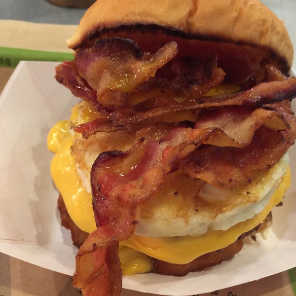 Photo taken at BurgerFi by Kathy S. on 7/1/2015