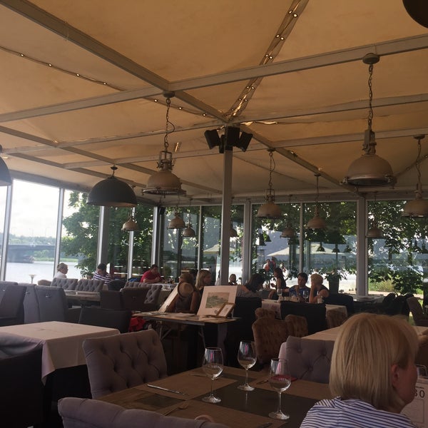 Photo taken at Laivas restorāns by Inese S. on 7/24/2016