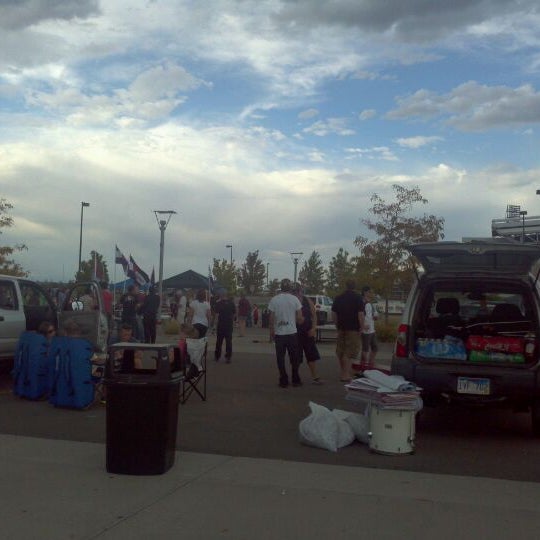 Photo taken at Colorado Rapids Supporters Terrace by Irvin A. on 10/1/2011