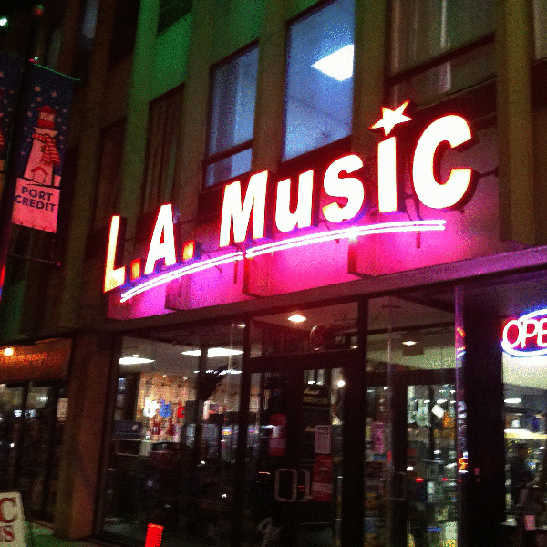 L.A. Music Music Store in Port Credit