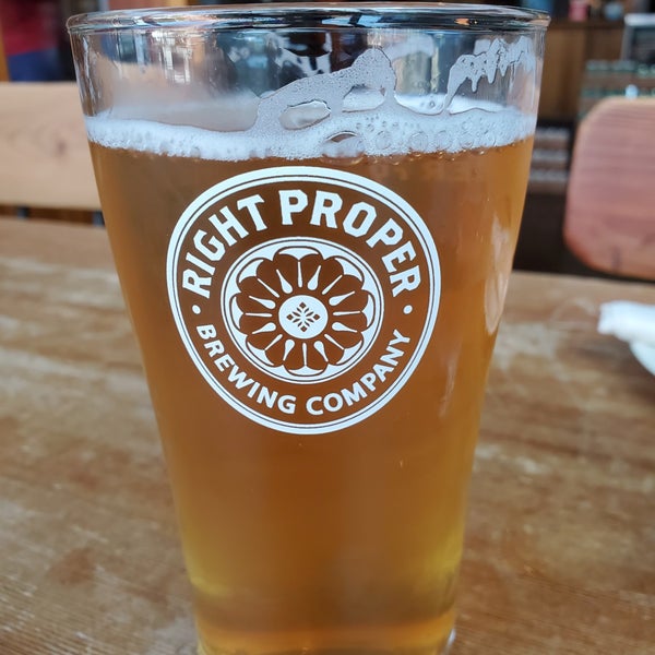Photo taken at Right Proper Brewing Company by Clayton P. on 10/1/2020