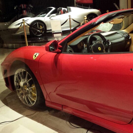Photo taken at Ferrari Maserati Showroom and Dealership by Robert E. on 1/5/2014