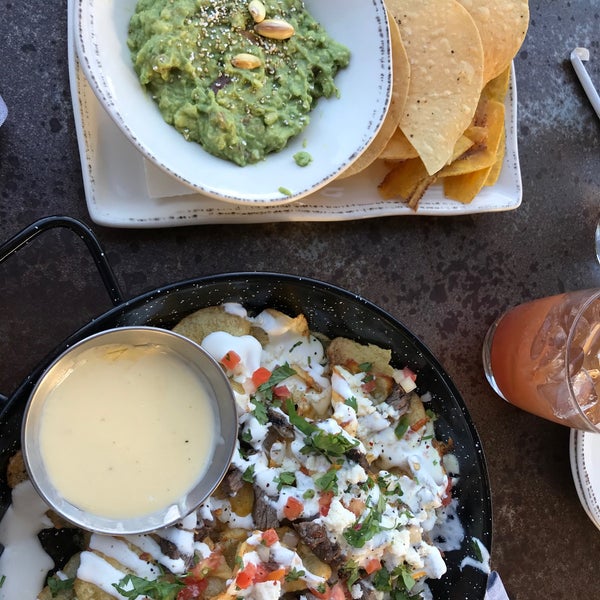 We got nachos and Peruvian guacamole and will absolutely go back for the brunch and live music.