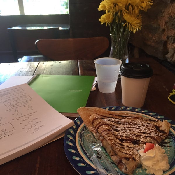 Photo taken at Julianna&#39;s Coffee &amp; Crepes by India B. on 9/15/2015