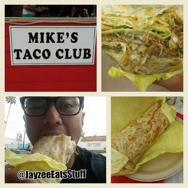 Снимок сделан в Mike&#39;s Taco Club пользователем Jayzee E. 7/19/2015