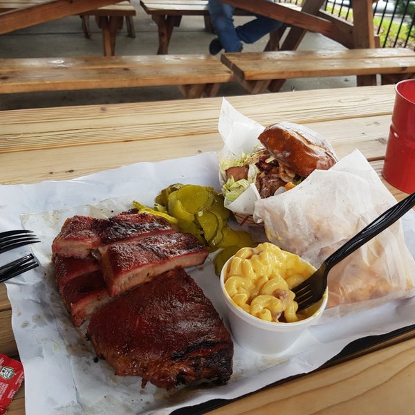 Photo taken at Slap&#39;s BBQ by Andrew M. on 9/22/2019