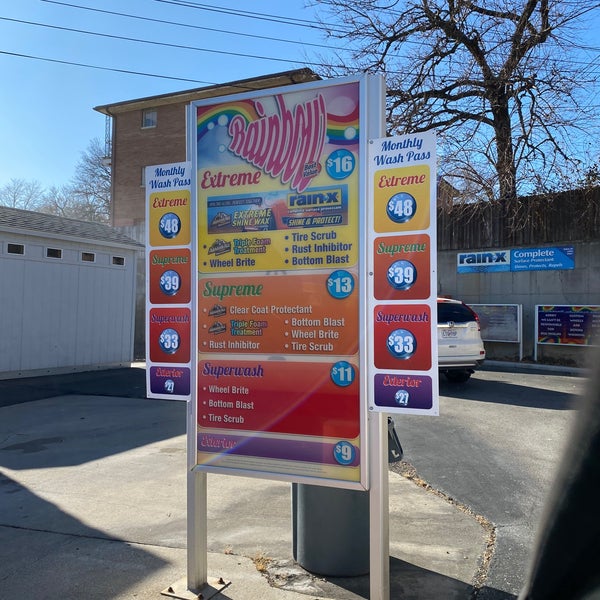Photo taken at Rainbow Car Wash by Jill D. on 11/23/2019