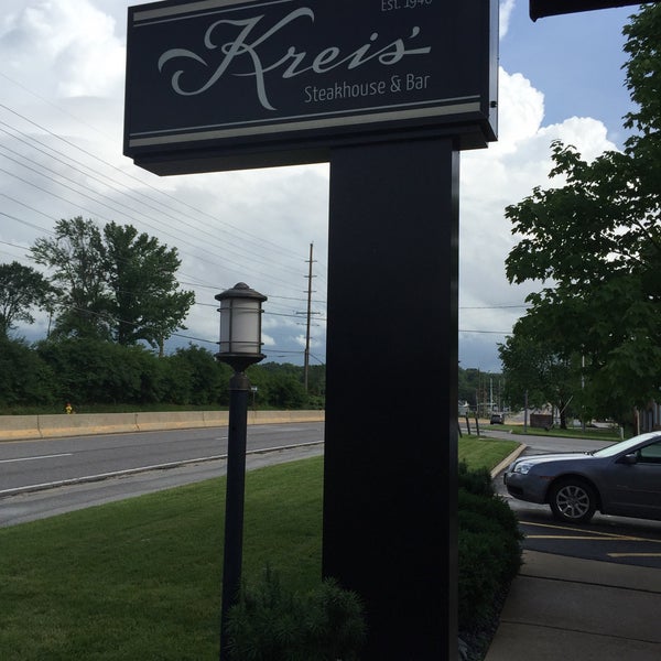 Photo taken at Kreis&#39; Steakhouse by Jill D. on 6/14/2015