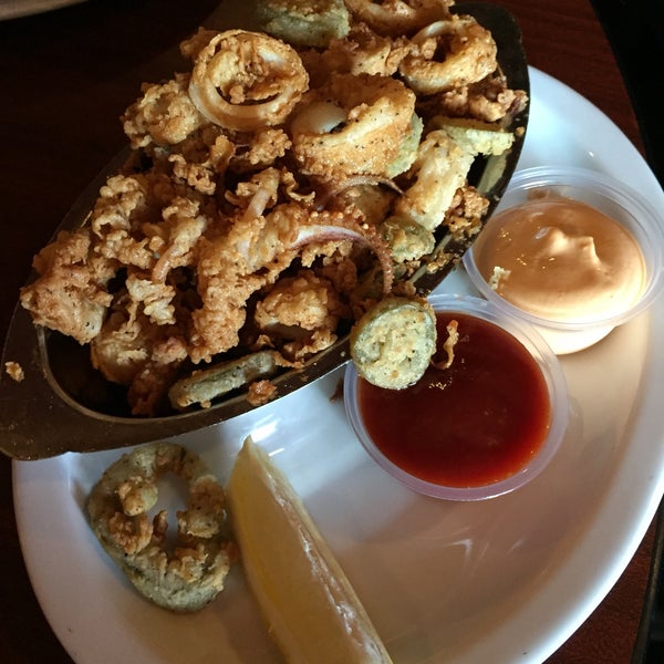 The jalapeno calamari is awesome. Perfectly fried pieces of calamari with fried jalapeños to kick the heat up a notch.