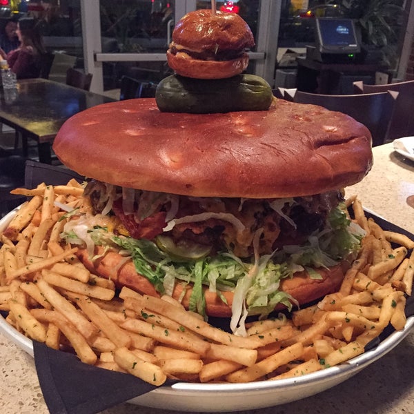 The O.M.G. Burger is definitely something to grab for a large group. Only served in the bar area.