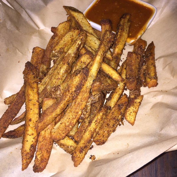 The Stooopid fries are tasty but will melt your mouth off. This is a fun and competitive snack to try with friends to see who can take the burn.