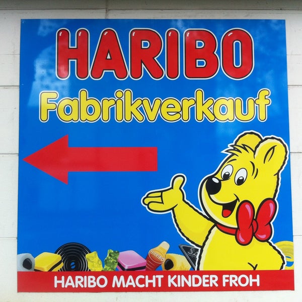 HARIBO Werksverkauf Bad Godesberg'de Şekerci Dükkanı'da