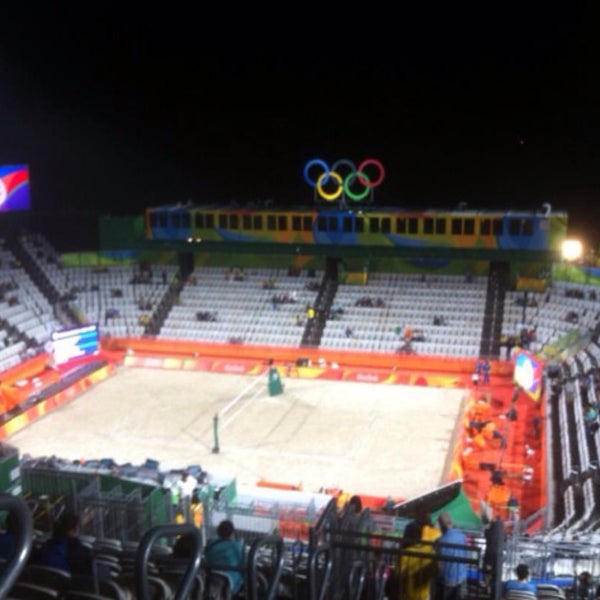 Das Foto wurde bei Arena de Vôlei de Praia von Márcio D. am 8/18/2016 aufgenommen