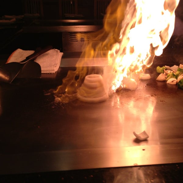 Terrific show and food at the hibachi! Kids and adults were very happy.