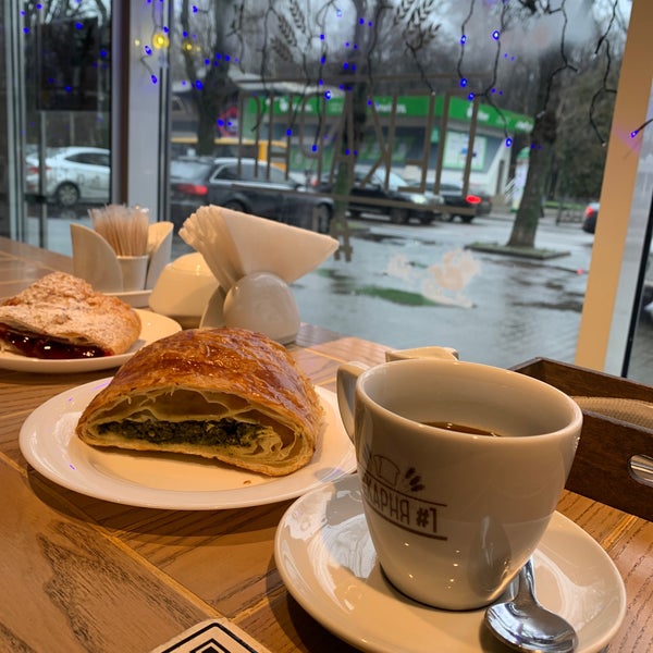 Photo taken at Кафе Пекарня #1 / Café Bakery #1 by Evrim G. on 1/6/2021