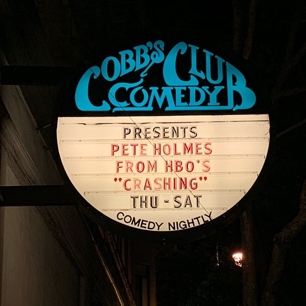 Photo taken at Cobb&#39;s Comedy Club by Ally G. on 10/28/2018