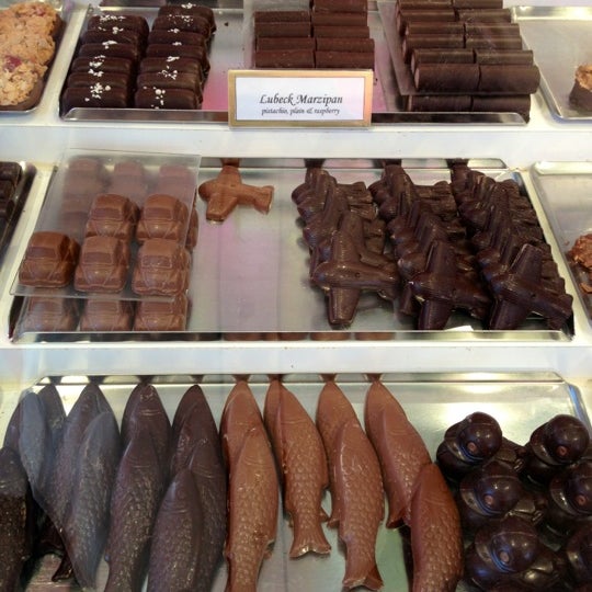 Photo taken at andSons Chocolatiers by Dress for the Date on 9/26/2012
