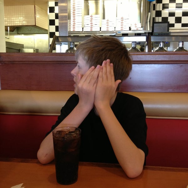 Photo taken at Shakey&#39;s Pizza Parlor by Tina S. on 4/3/2013