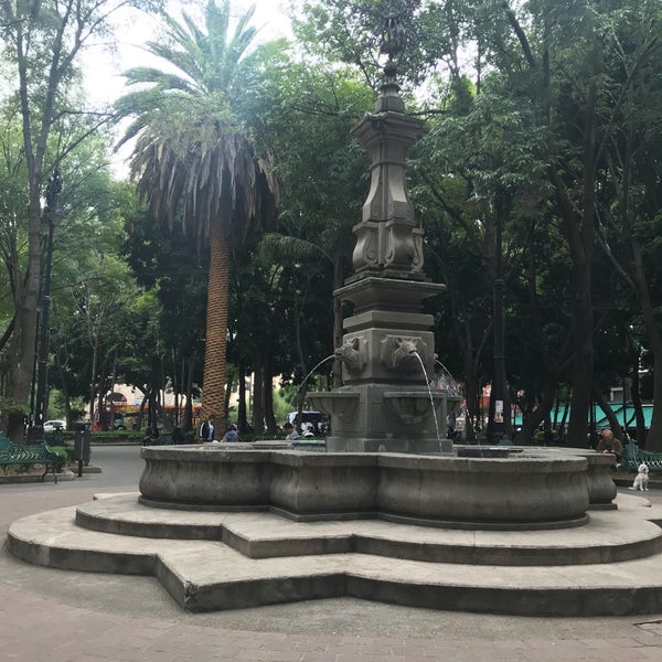 Photo taken at Jardín Centenario by Steven on 7/6/2018