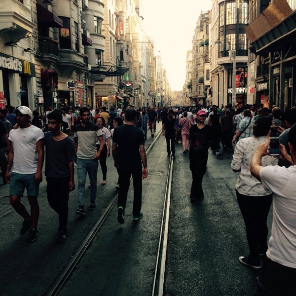 Photo taken at İstiklal Avenue by Hamdi G. on 7/26/2015
