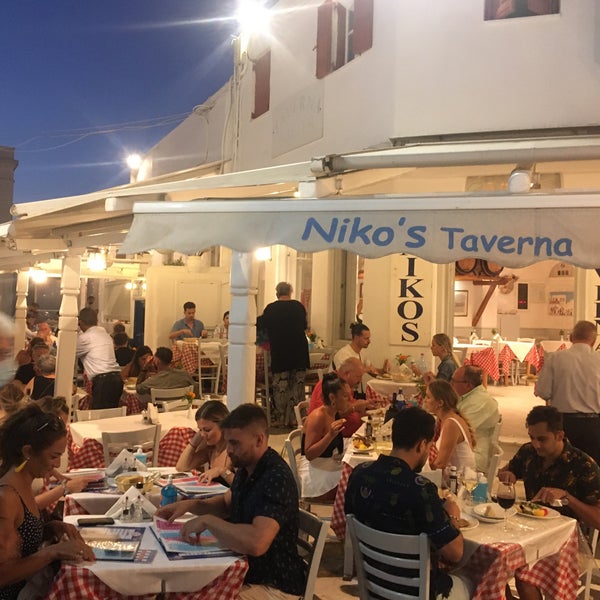 Photo taken at Niko&#39;s Taverna by Claudia P. on 9/8/2020