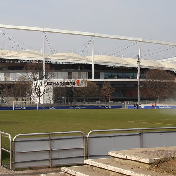 Photo taken at Robert-Schlienz-Stadion by VfB Stuttgart on 4/21/2015