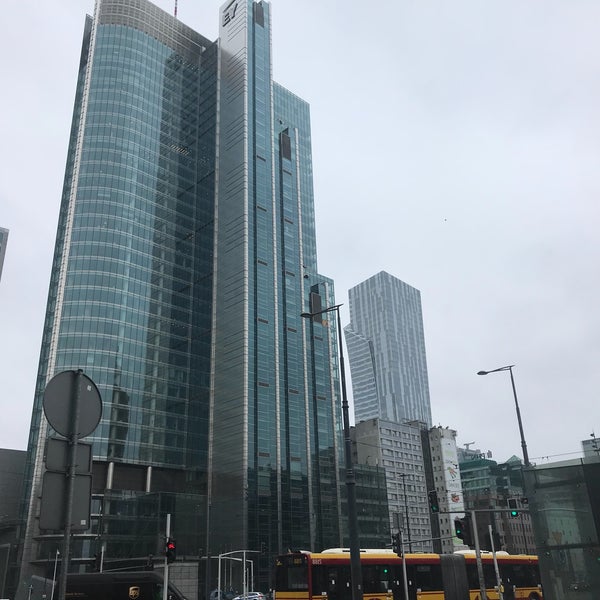 Street Rondo Onz Rondo ONZ - Intersection in Warszawa