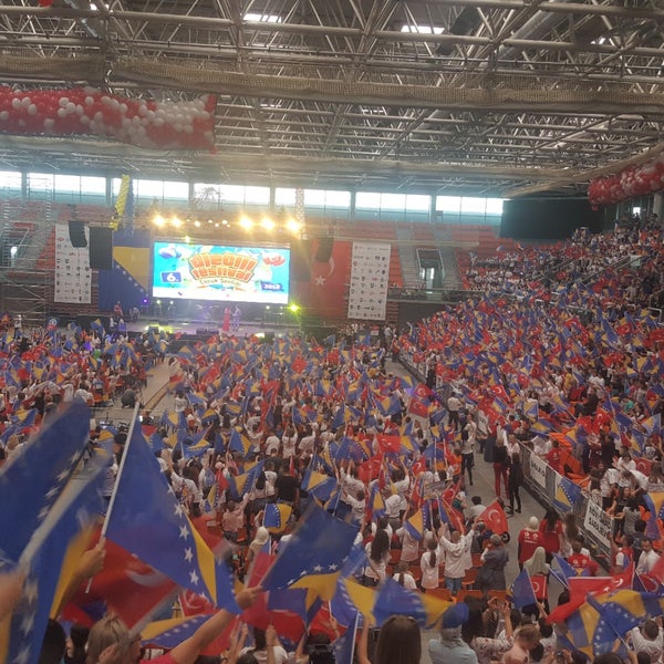 Photo taken at Arena Zenica by Büşra D. on 4/26/2018