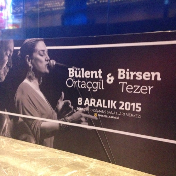 Снимок сделан в Zorlu Performans Sanatları Merkezi пользователем Ali C. 12/8/2015