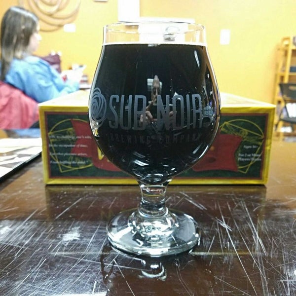 Photo taken at Sub Noir Brewing Co. by Larry J. on 3/12/2017