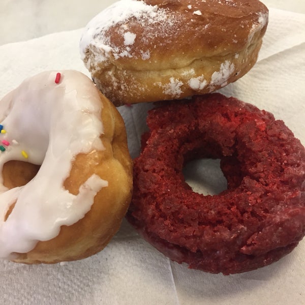 The red velvet donut was delicious! And the staff is super accommodating and friendly.