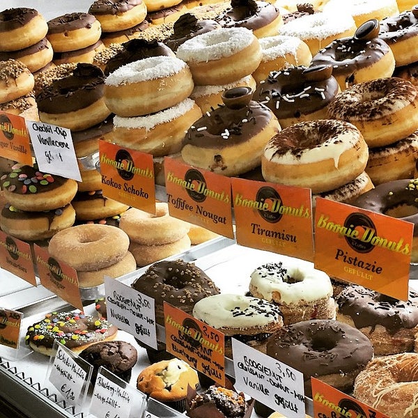 With variations such as Nutella, pistachio and raspberry as well as a selection of glazed donuts and cream filled 'boogie-nuts' this is the donut lovers heaven. You can also order in advance.
