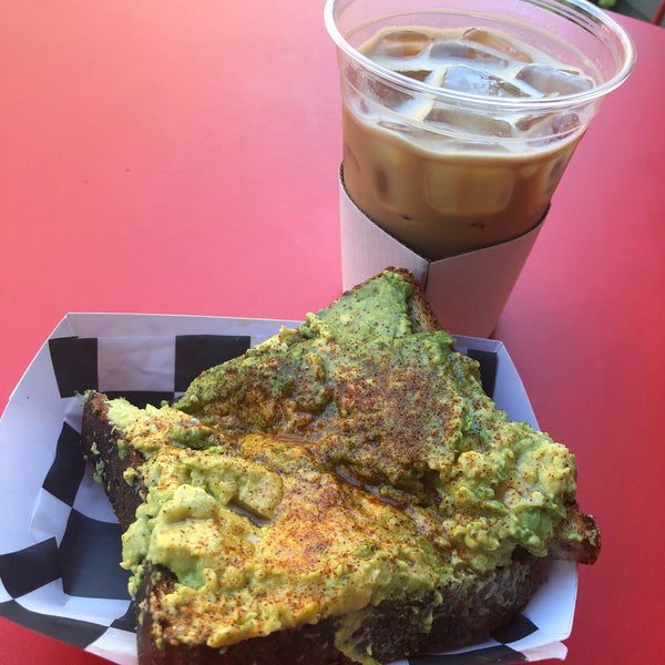 Lovely avo toast and the chelsea make for a perf bfast. Sit at the parklet nearby!