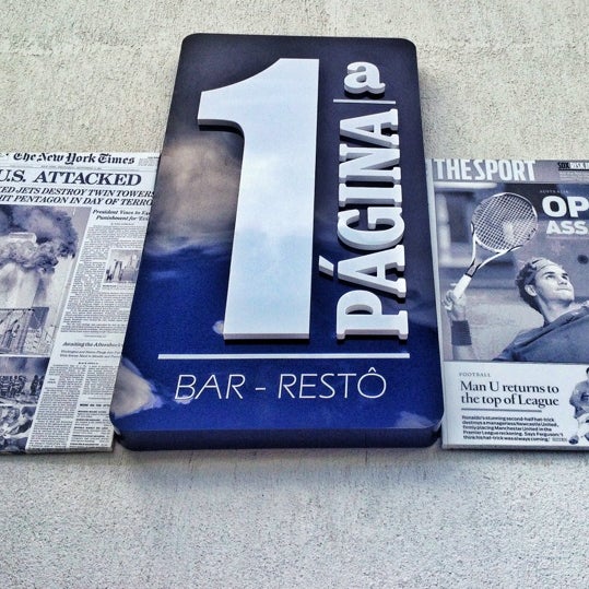 รูปภาพถ่ายที่ Primeira Página Bar &amp; Restô โดย Haroldo F. เมื่อ 11/24/2012