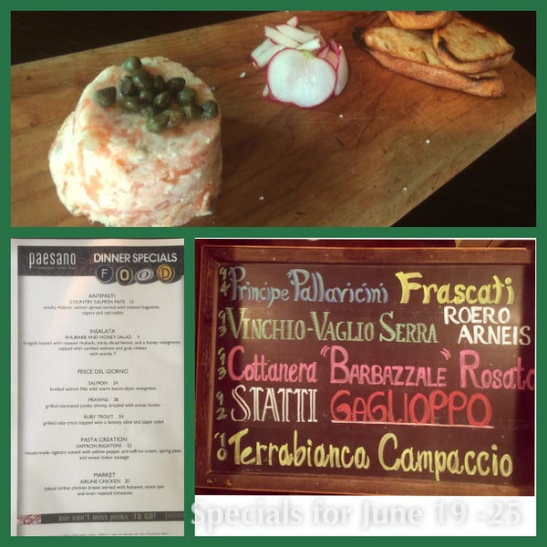 Photo taken at Paesano Italian Restaurant and Wine Bar by Paesano Italian Restaurant and Wine Bar on 6/19/2015